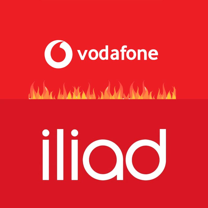 NUOVO ASSALTO DI ILIAD SU VODAFONE